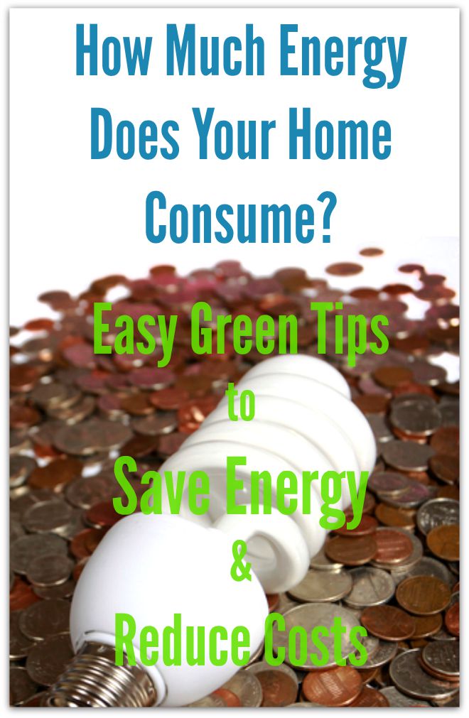 How Much Energy Does Your Home Consume? Easy Green Tips to Save Energy and Reduce Costs