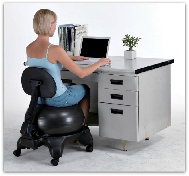 yoga ball desk chair