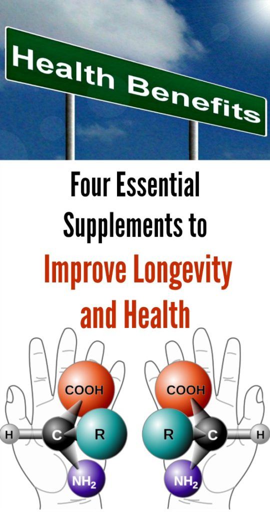 Four Essential Supplements to Improve Longevity and Health