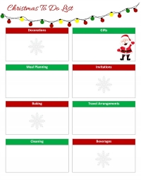 10 Free Christmas Planner and Checklist Printables