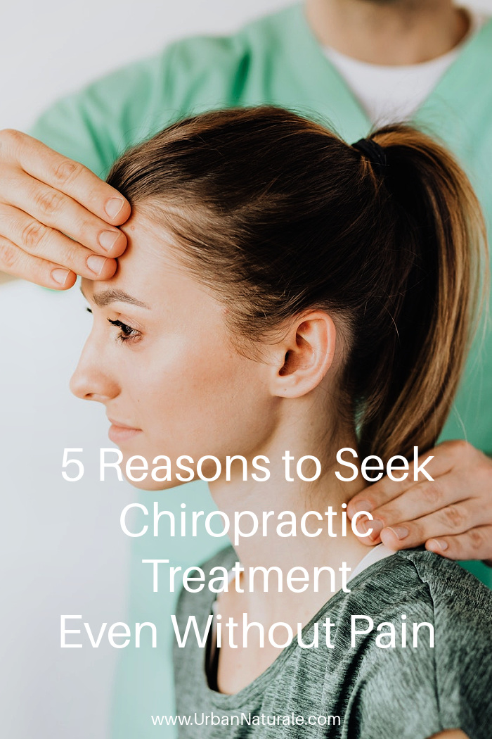 5 Reasons to Seek Chiropractic Treatment Even Without Pain  - Chiropractic treatment can help you lead a better life by helping you deal with pain. But you can seek help even for preventive purposes. A visit to the chiropractor can help you prevent issues like headaches, back pain, neck pain, or poor posture even before they aggravate.  #chiropractictreatment    #chiropractor  #pain  #chronicpain 