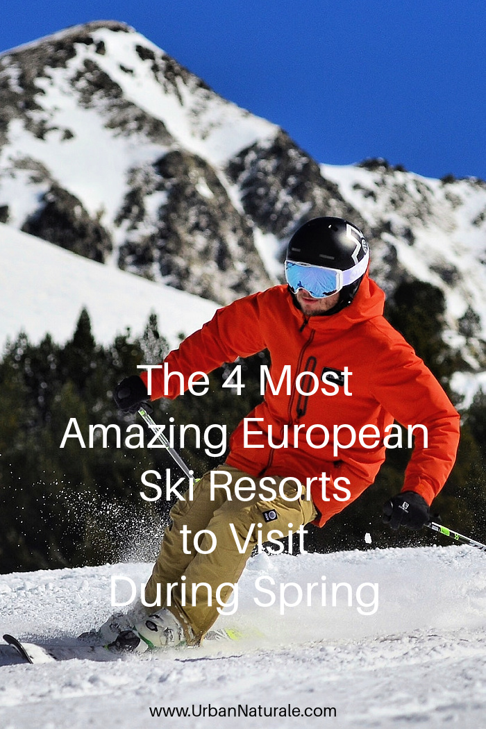 The 4 Most Amazing European Ski Resorts to Visit During Spring  - Spring skiing in Europe offers a unique and enjoyable experience, with plenty of sunshine, quiet slopes, and a relaxed atmosphere. Whether you're looking for challenging terrain, stunning scenery, or a lively apres-ski scene, there are many ski resorts that combine everything. #skiresorts  #skiing  #travel  #europeanskiresorts  #ski  #springskiing