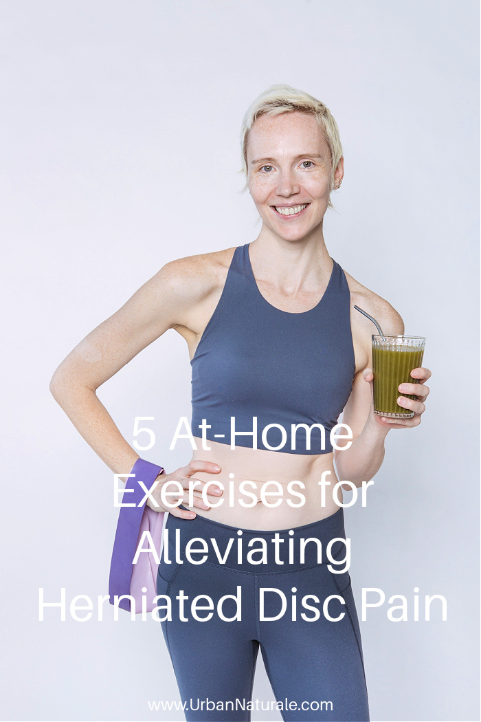 5 At-Home Exercises for Alleviating Herniated Disc Pain -  When you suffer from herniated disc pain, moving can be difficult and arduous. Gentle exercise is best for those who have a herniated disc. In between your chiropractic visits or other medical treatments, some of these home exercises can bring you some relief.  #athomeexercises #herniateddisc #pain  #exercises  #painrelief 